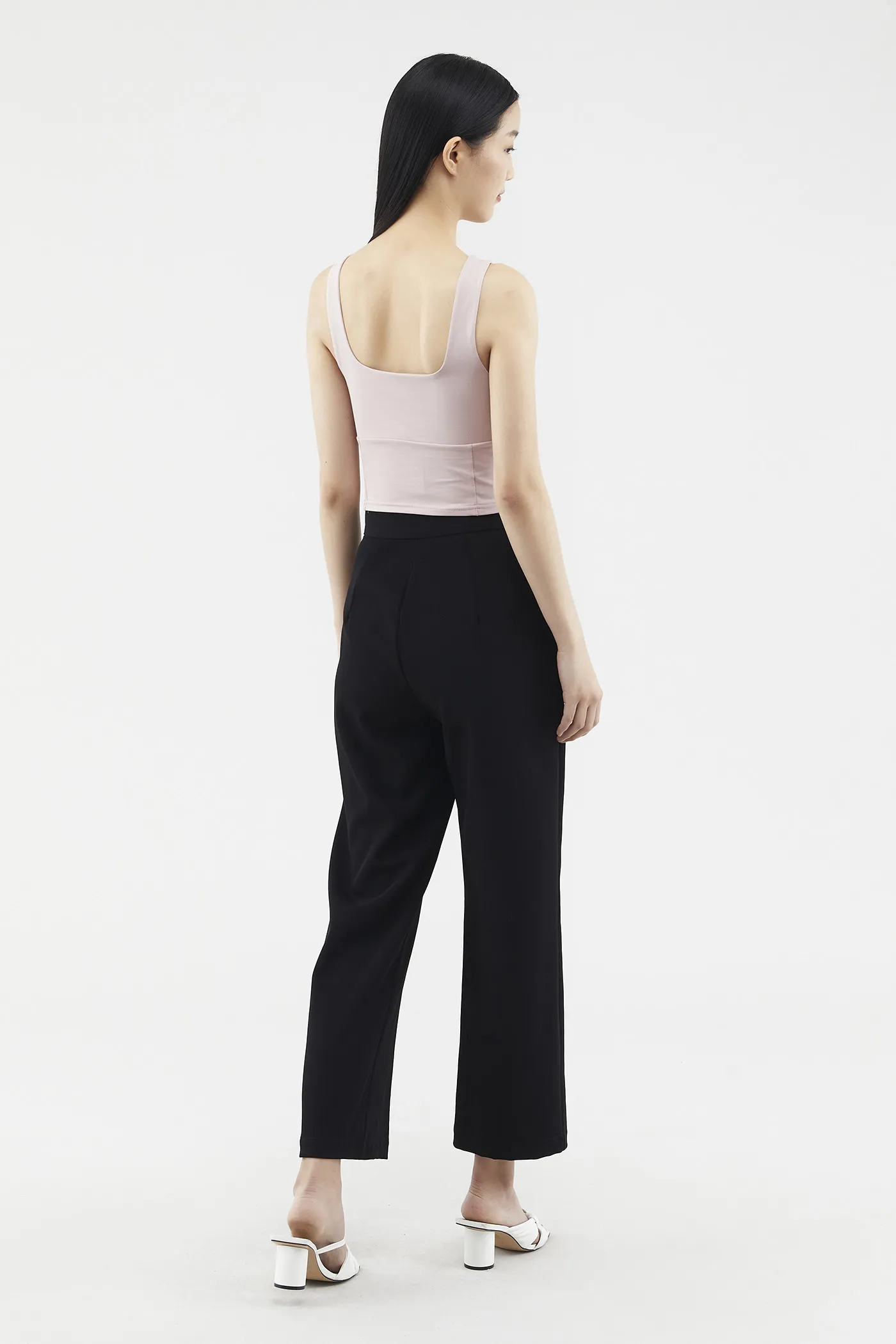 Anela Ruched Crop Top 