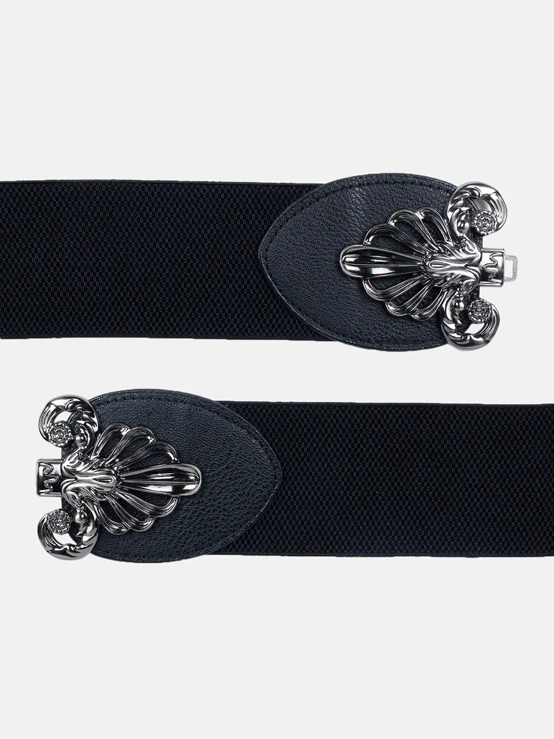 Antique Buckle Stretch Broad Belt