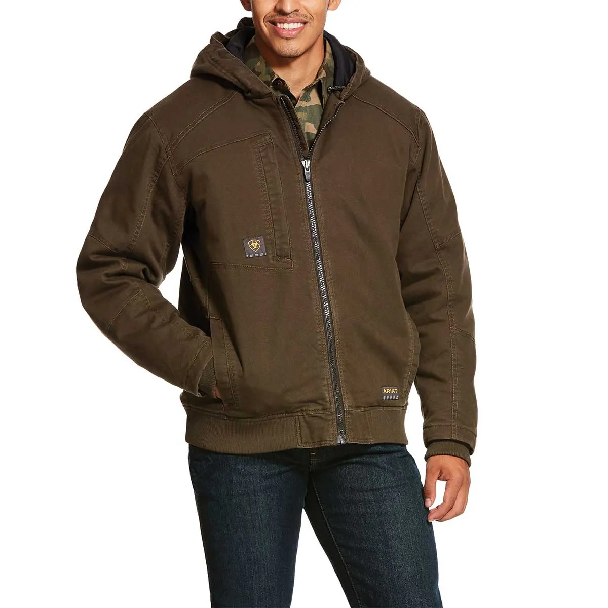 Ariat Men's Rebar Washed DuraCanvas Insulated Jacket