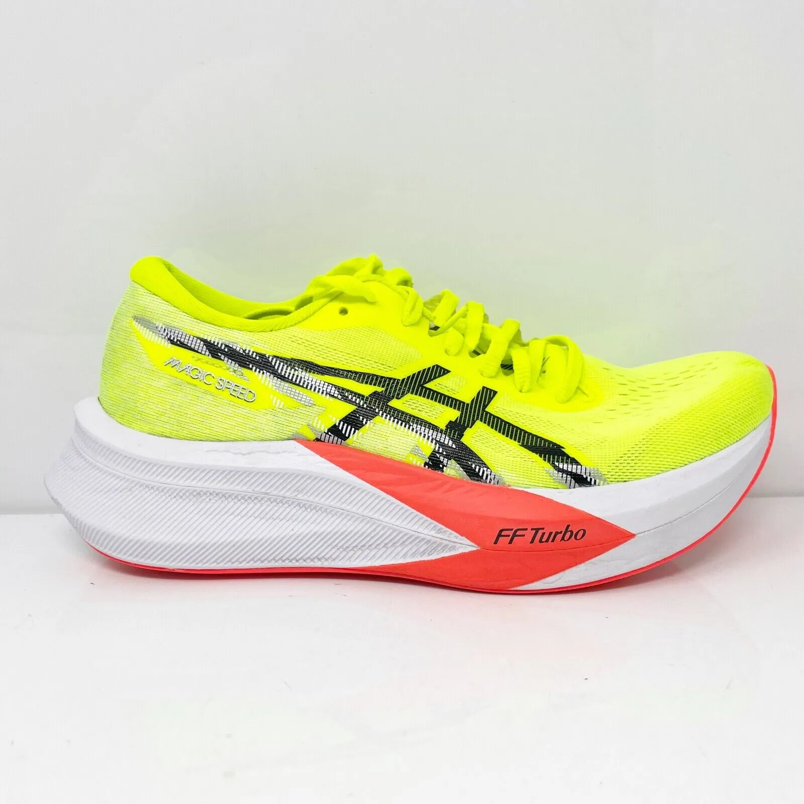 Asics Womens Magic Speed 4 1012B676 Yellow Running Shoes Sneakers Size 7.5