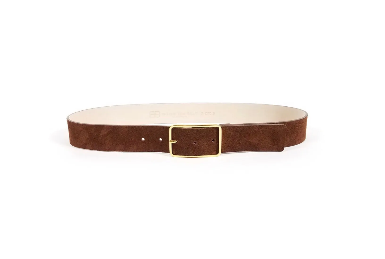 B-Low The Belt Brown Suede Belt