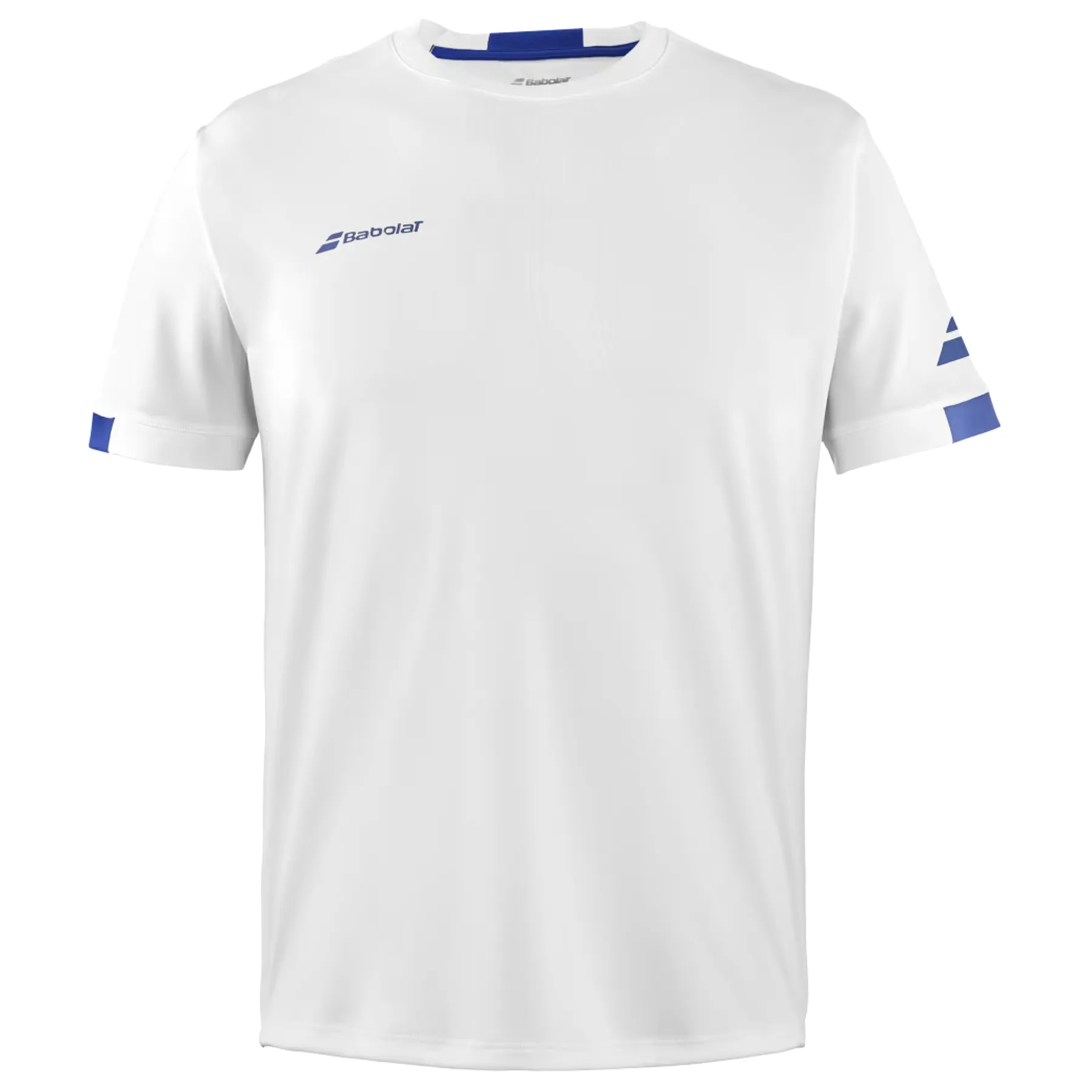 Babolat Play Crew Neck Boy Tee 1000 - White/White