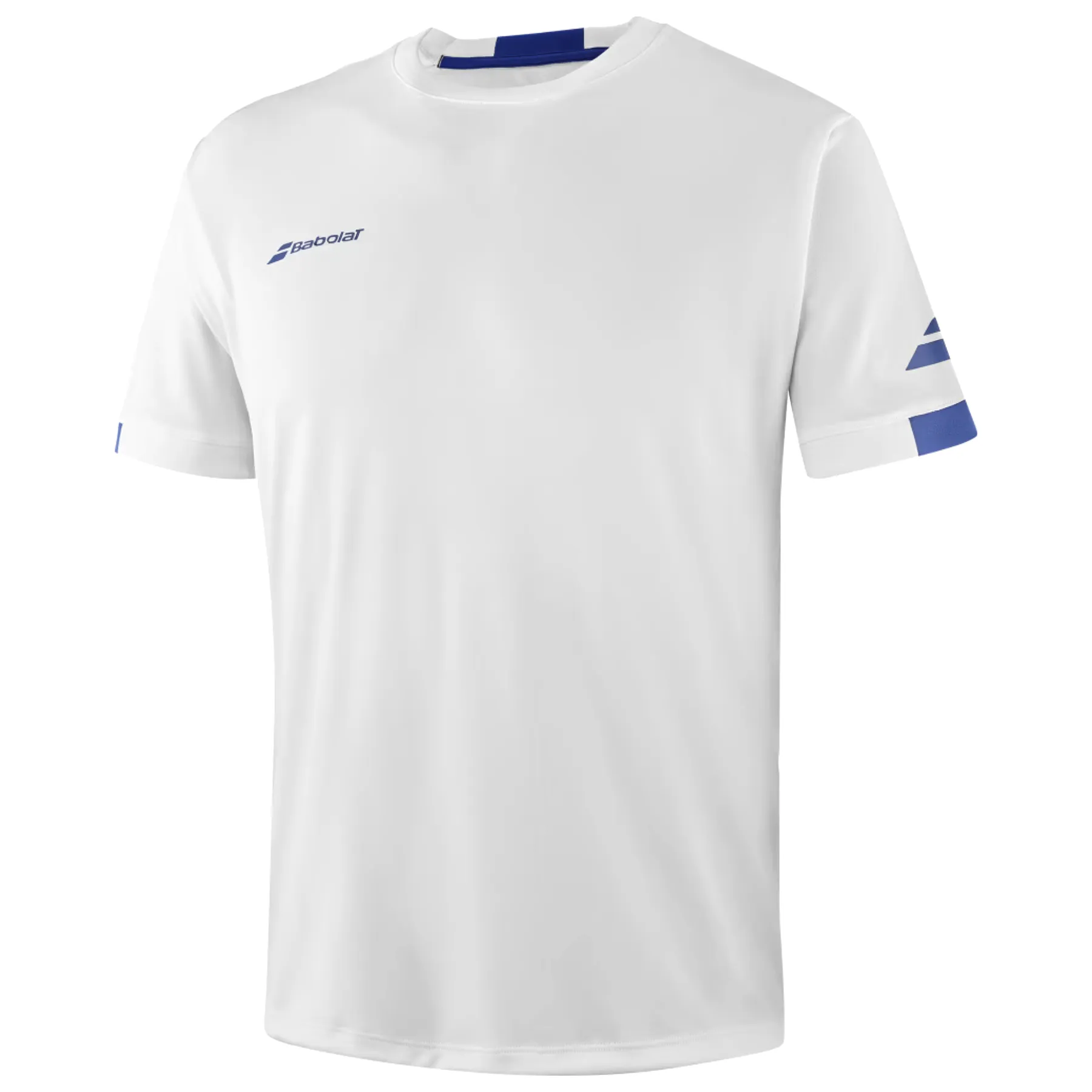 Babolat Play Crew Neck Boy Tee 1000 - White/White