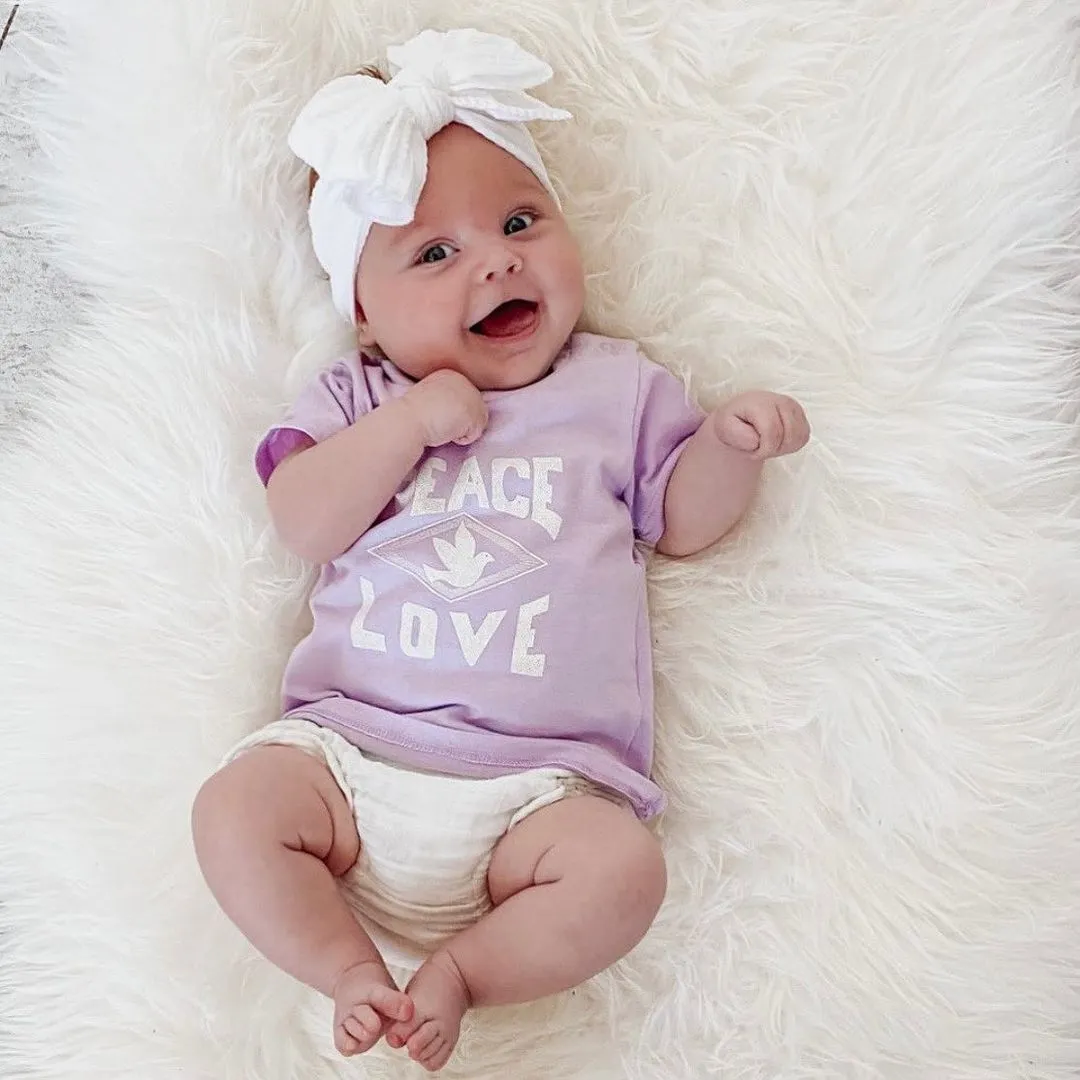 Baby Top Knot Double Bow Headband Fern Green