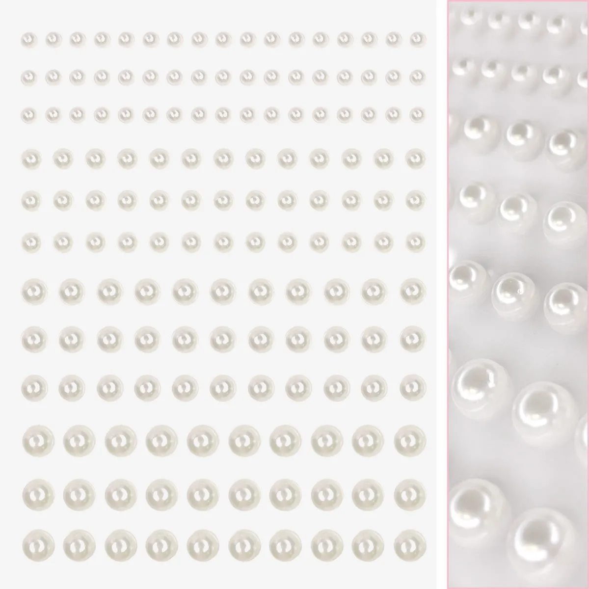 Bejeweled Nail Art Sticker Nail Art Sticker / Cream Pearl