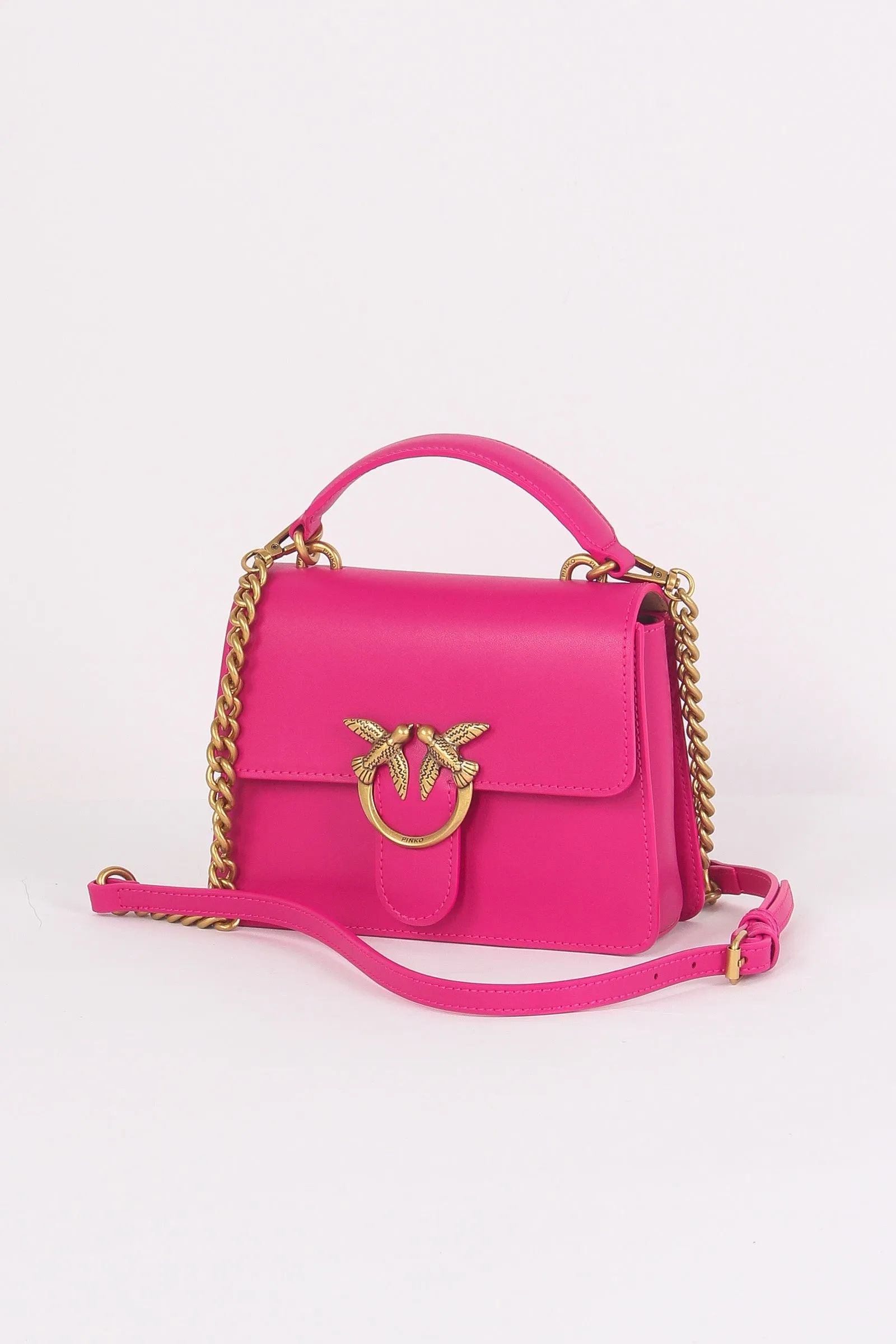 Borsa Mini Love One Top Classi Pink/gold