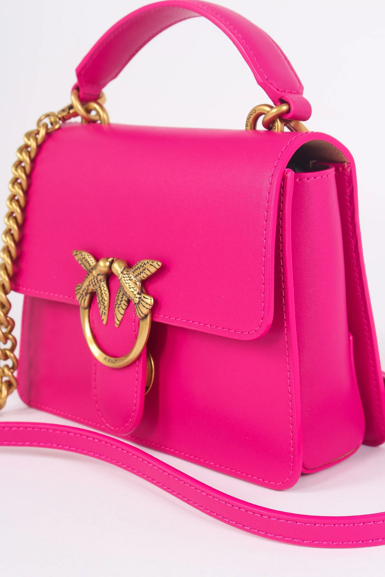 Borsa Mini Love One Top Classi Pink/gold