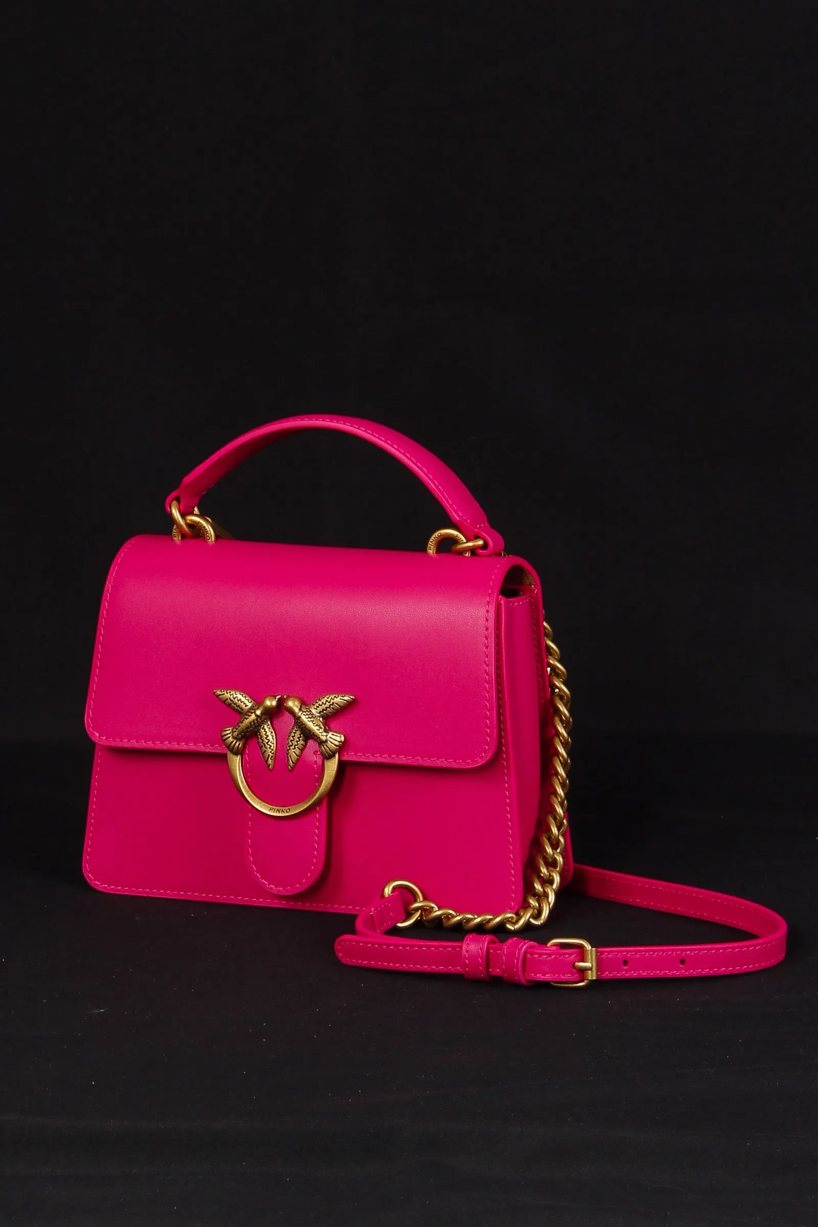 Borsa Mini Love One Top Classi Pink/gold