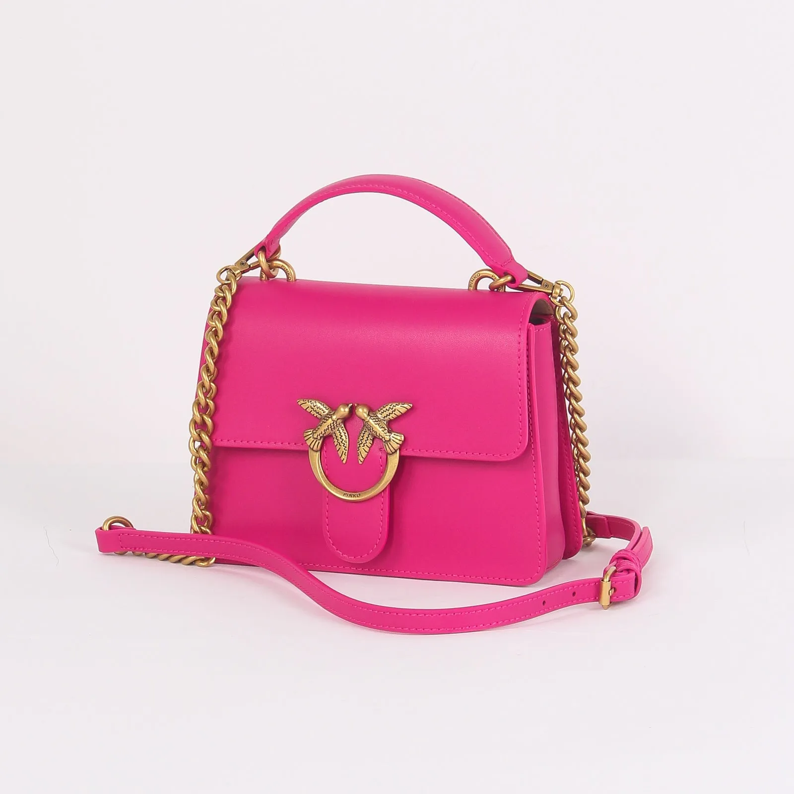 Borsa Mini Love One Top Classi Pink/gold