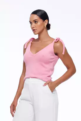 Bow Top - Daisy Pink