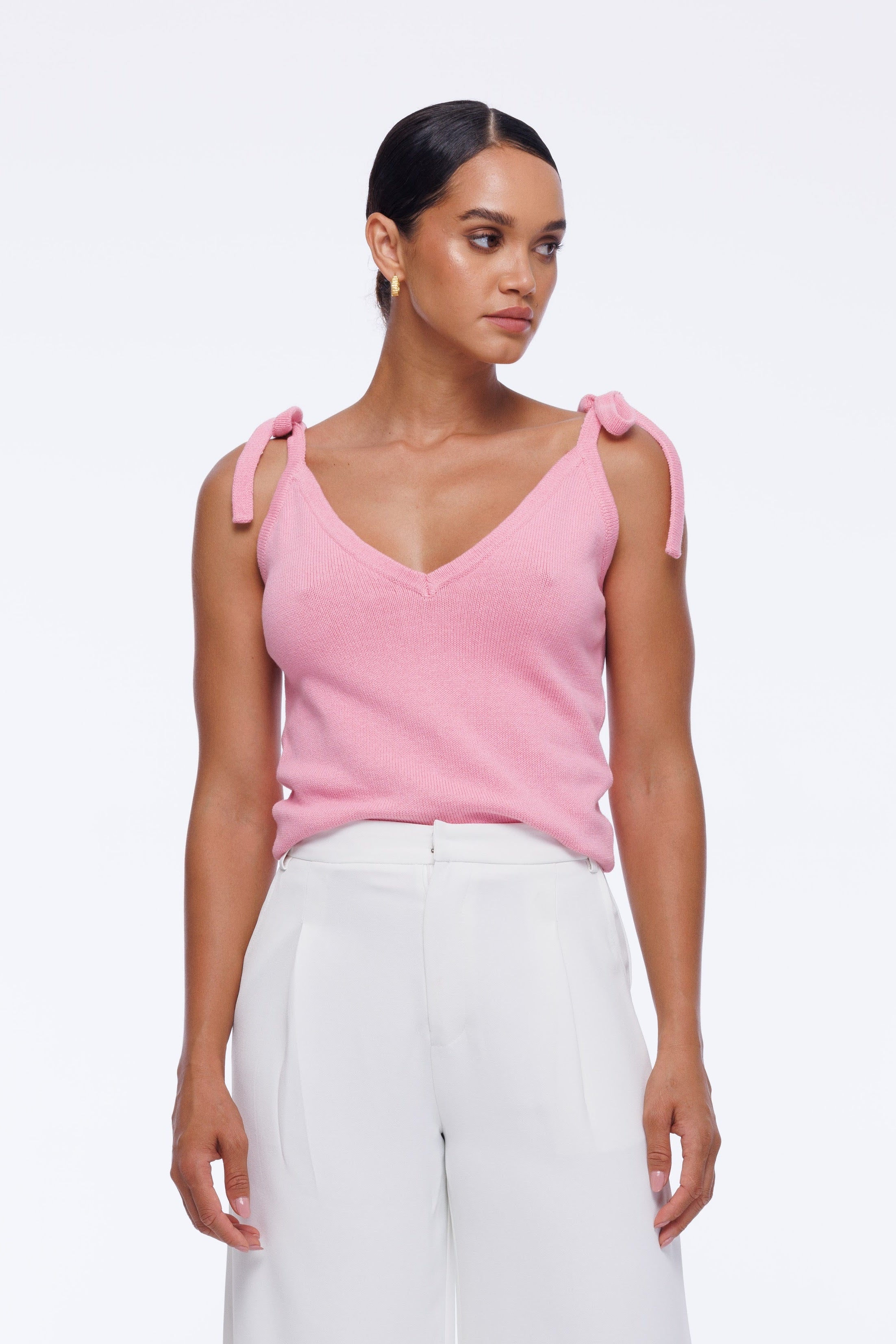 Bow Top - Daisy Pink