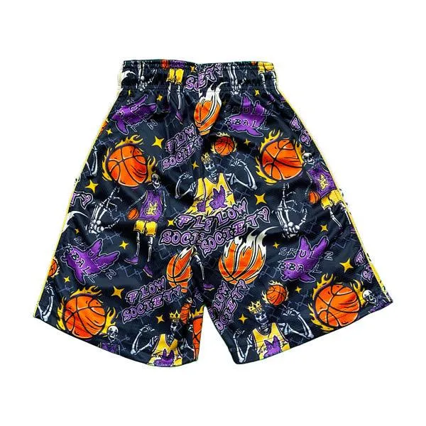 Boys Skeleton Hoops Short