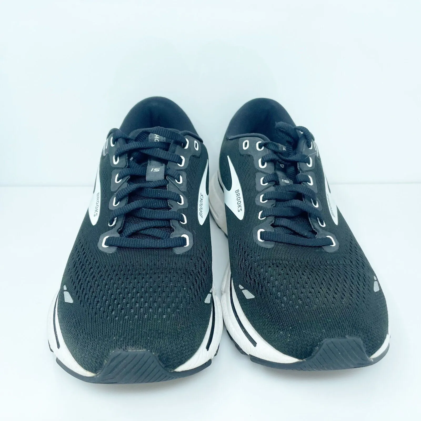 Brooks Mens Ghost 15 1103931D012 Black Running Shoes Sneakers Size 8 D