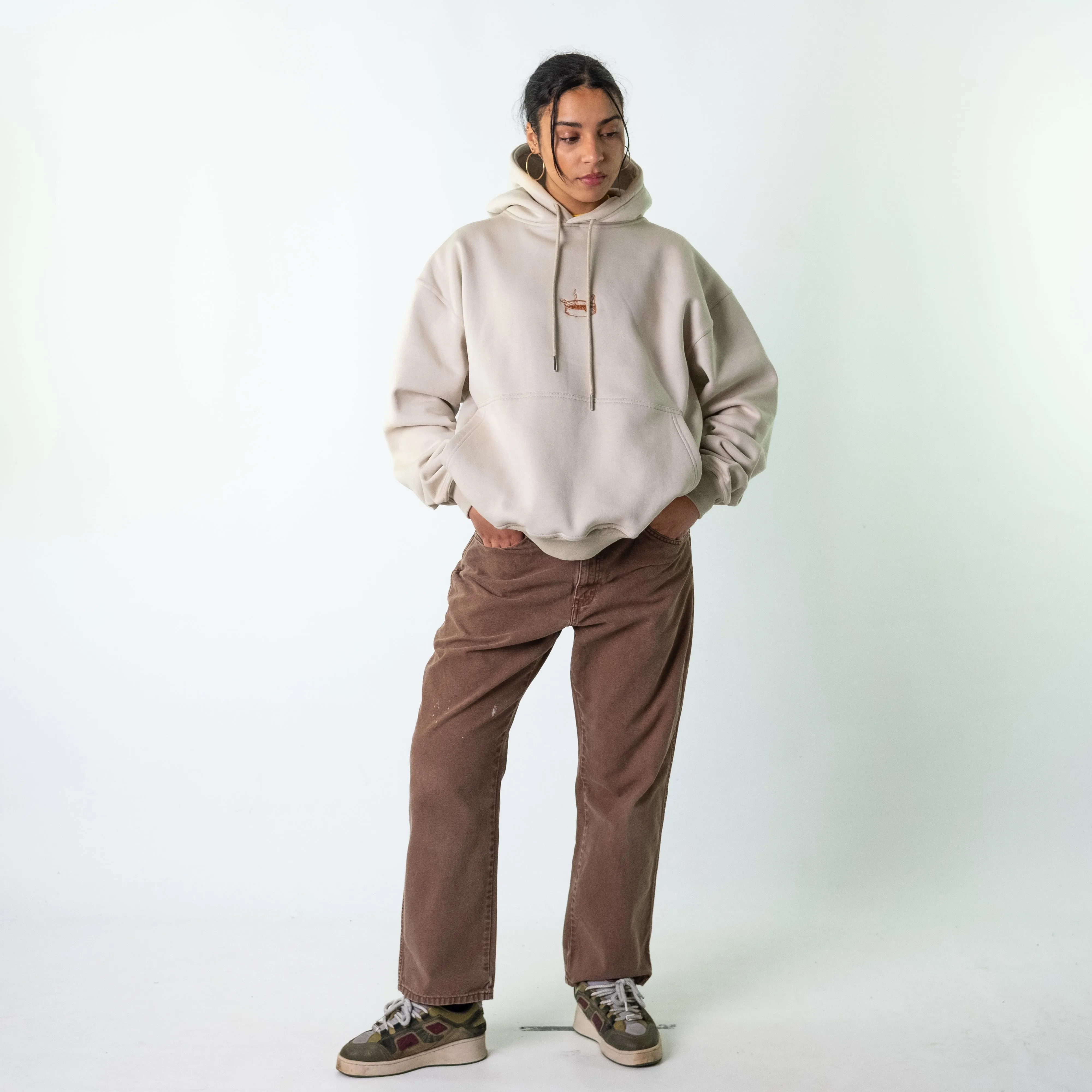 Brown 90s Dickies  Cargo Skater Trousers Pants Jeans (34x30)