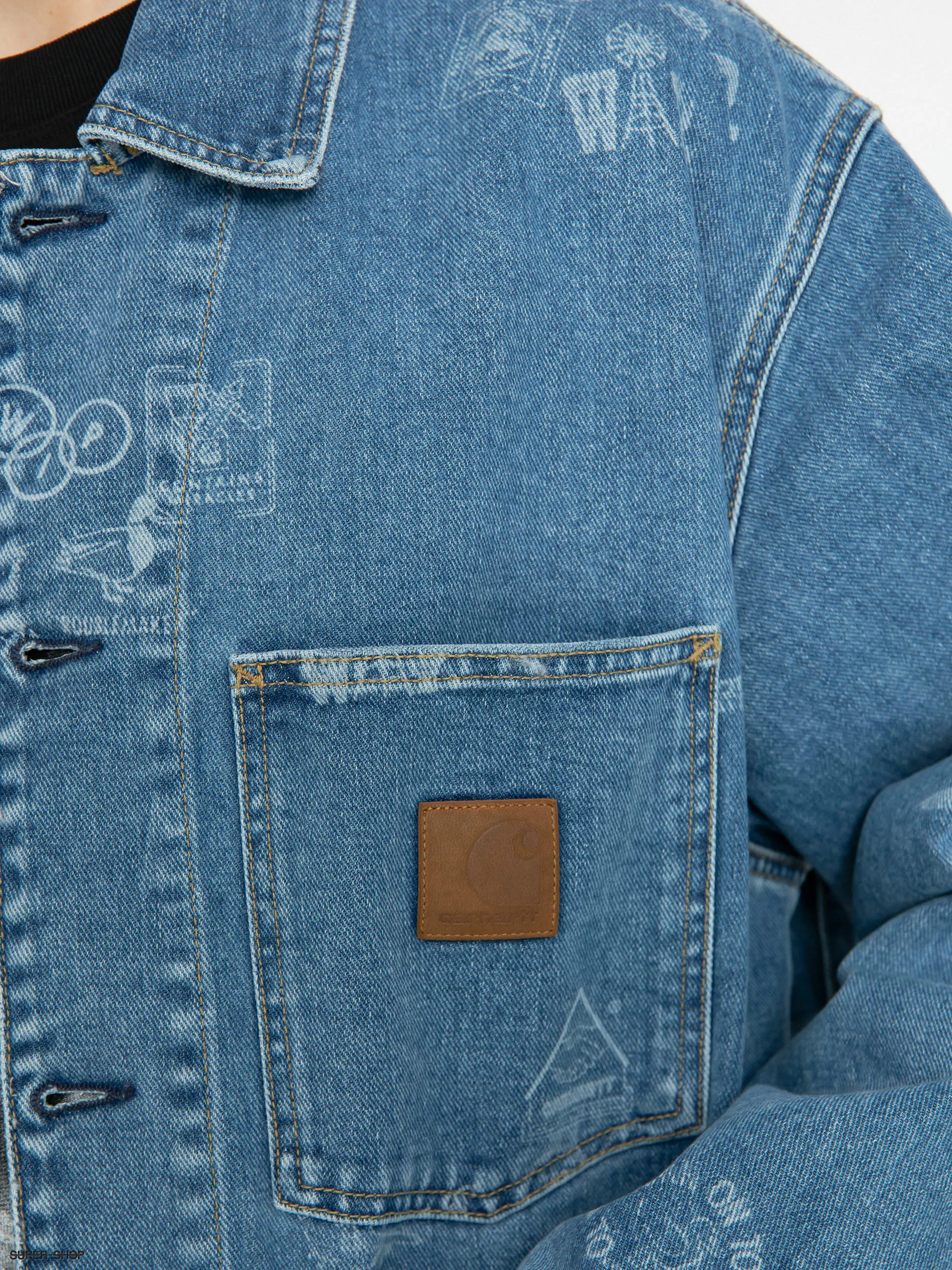 Carhartt WIP Stamp Jacket (stamp print/blue)