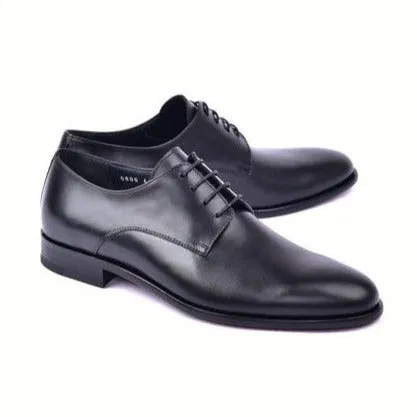 Corrente C00103-6806 Men's Shoes Black Calf-Skin Leather Derby Oxfords (CRT1492)