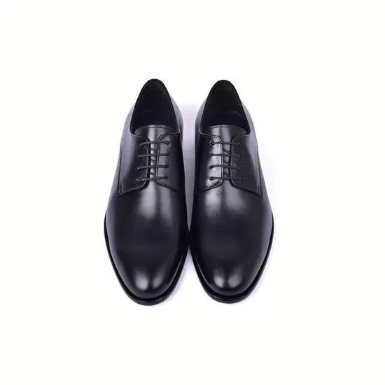 Corrente C00103-6806 Men's Shoes Black Calf-Skin Leather Derby Oxfords (CRT1492)