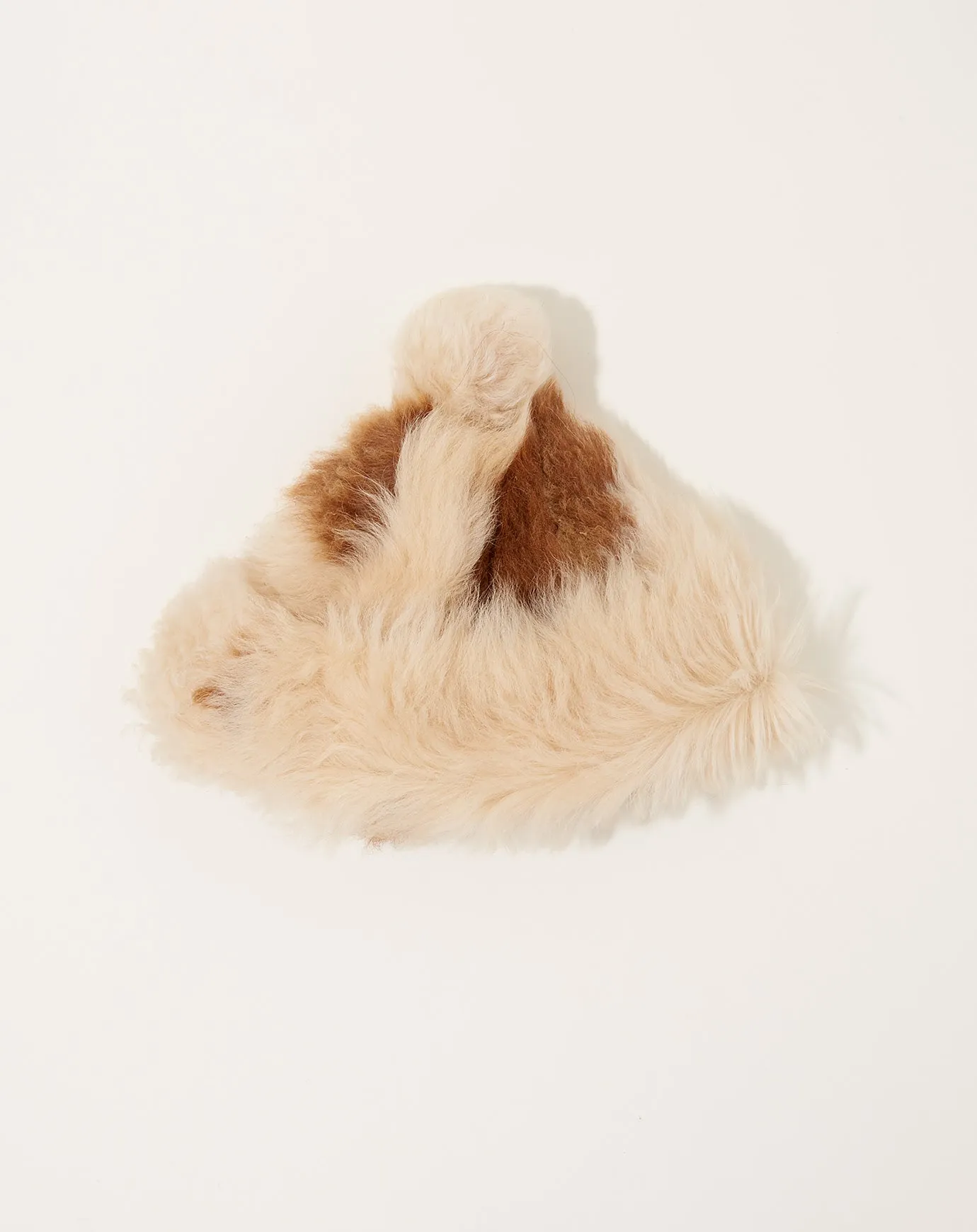 Cow Sheepskin Bobble Cap