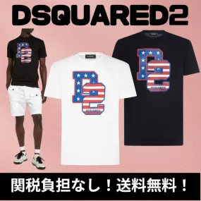 D SQUARED2  |Cotton Short Sleeves Logo Luxury T-Shirts