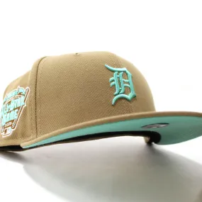 Detroit Tigers 2005 All-Star Game New Era 59Fifty Fitted Hat (Glow in the Dark Khaki Mint Under Brim)