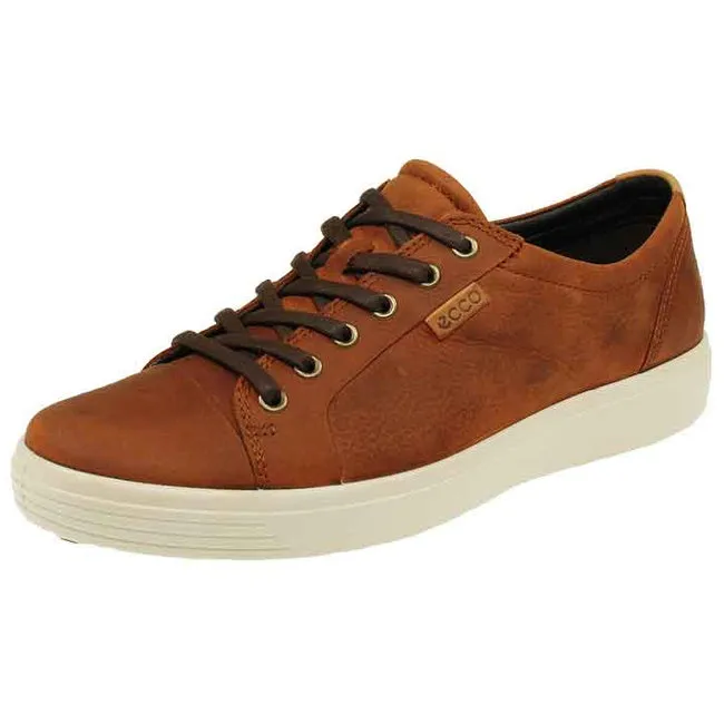 Ecco sporty lace-up shoes for men brown