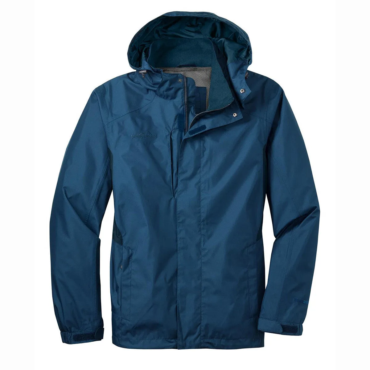 Eddie Bauer Men's Deep Sea Blue/Dark Adriatic Rain Jacket