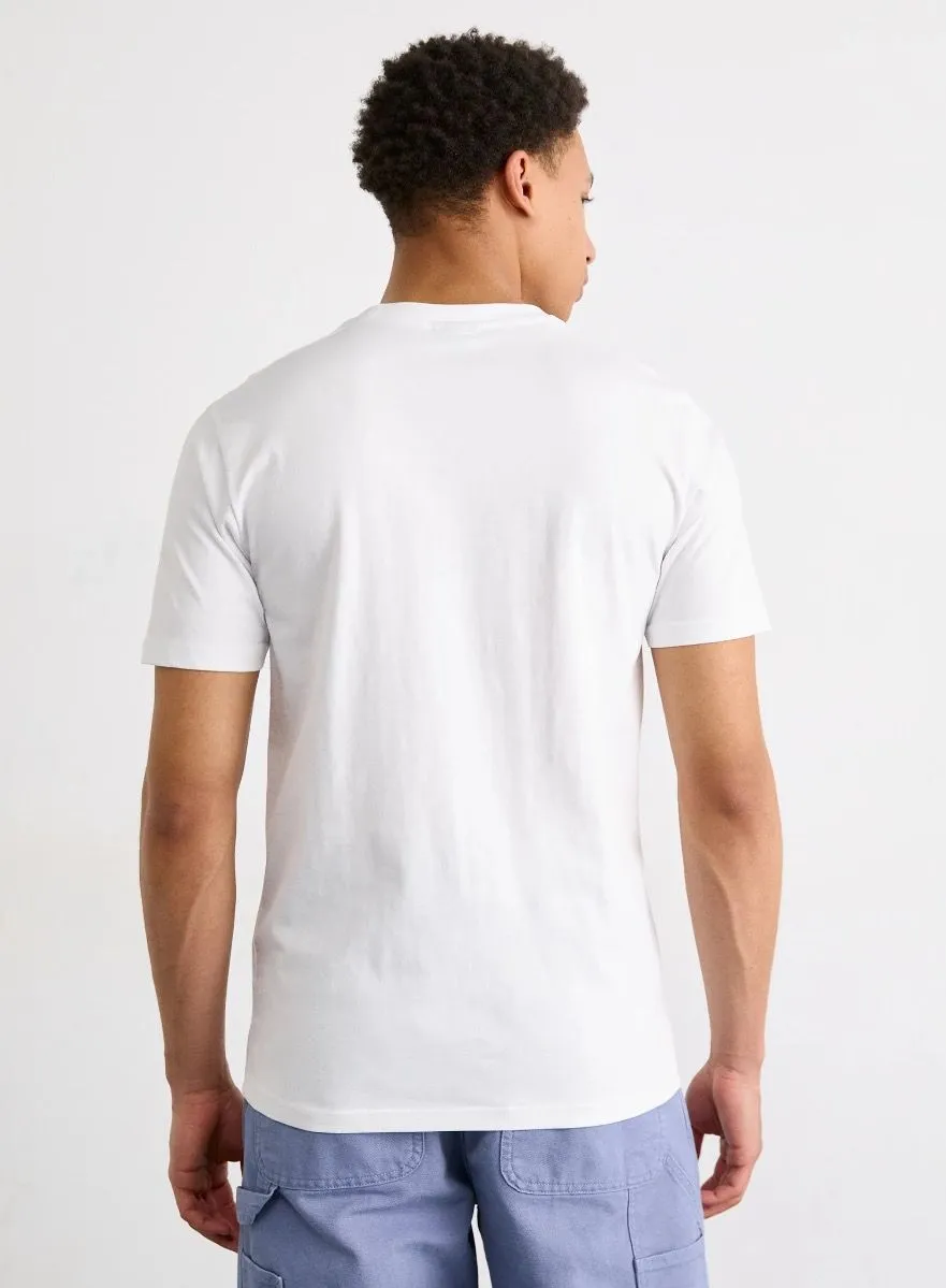 Ellesse Vettica Crew Neck Logo T-Shirt White