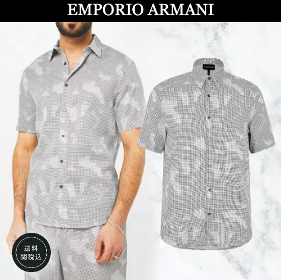 EMPORIO ARMANI  |Short Sleeves Logo Shirts