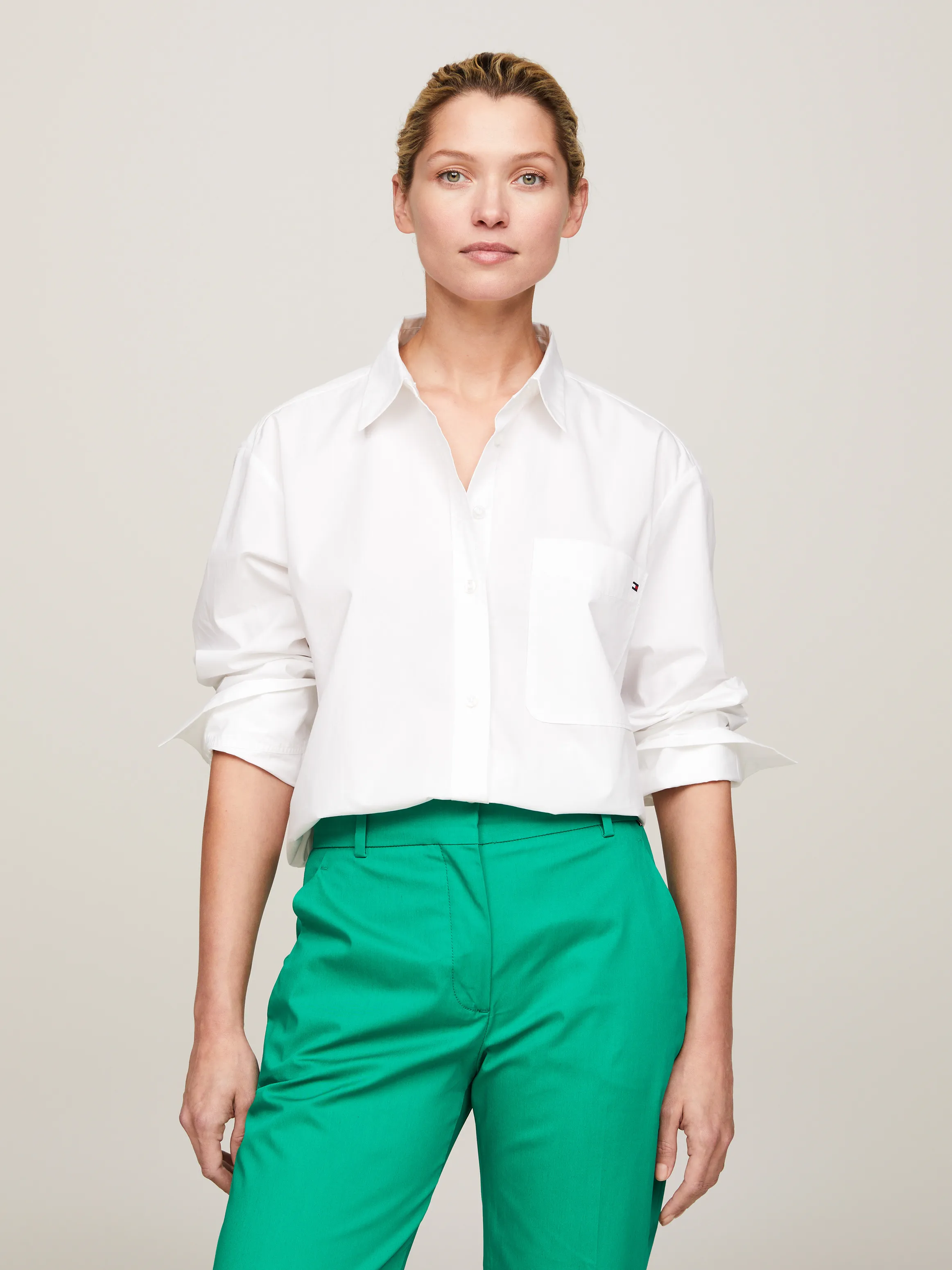 Essential Relaxed Poplin Shirt | Shirts | Tommy Hilfiger