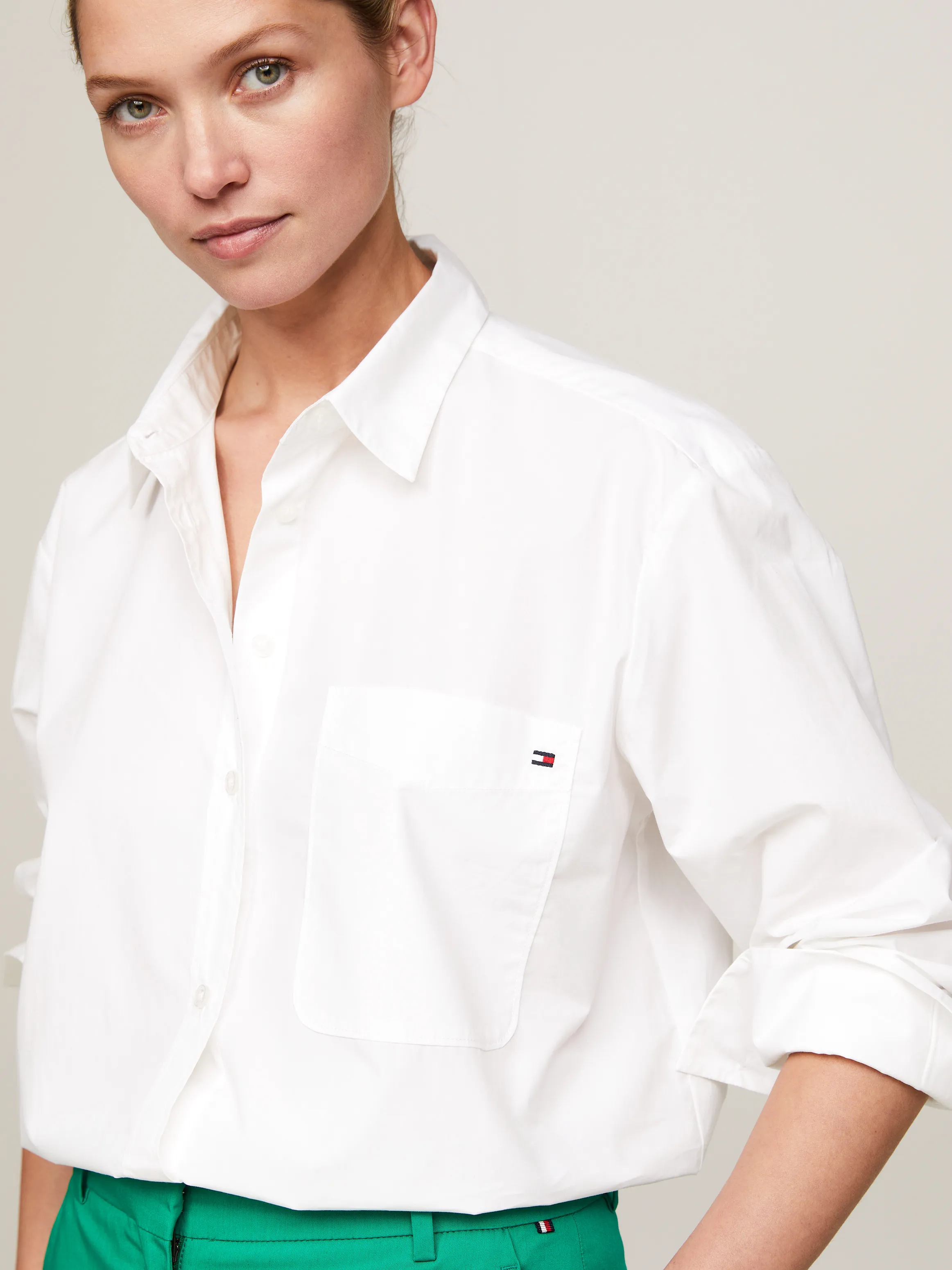 Essential Relaxed Poplin Shirt | Shirts | Tommy Hilfiger