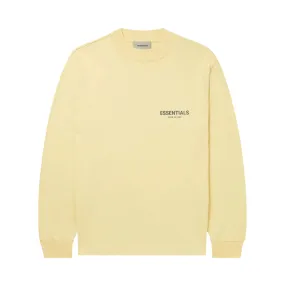 Fear of God ESSENTIALS Appliquéd Logo-Print Long Sleeve Tee