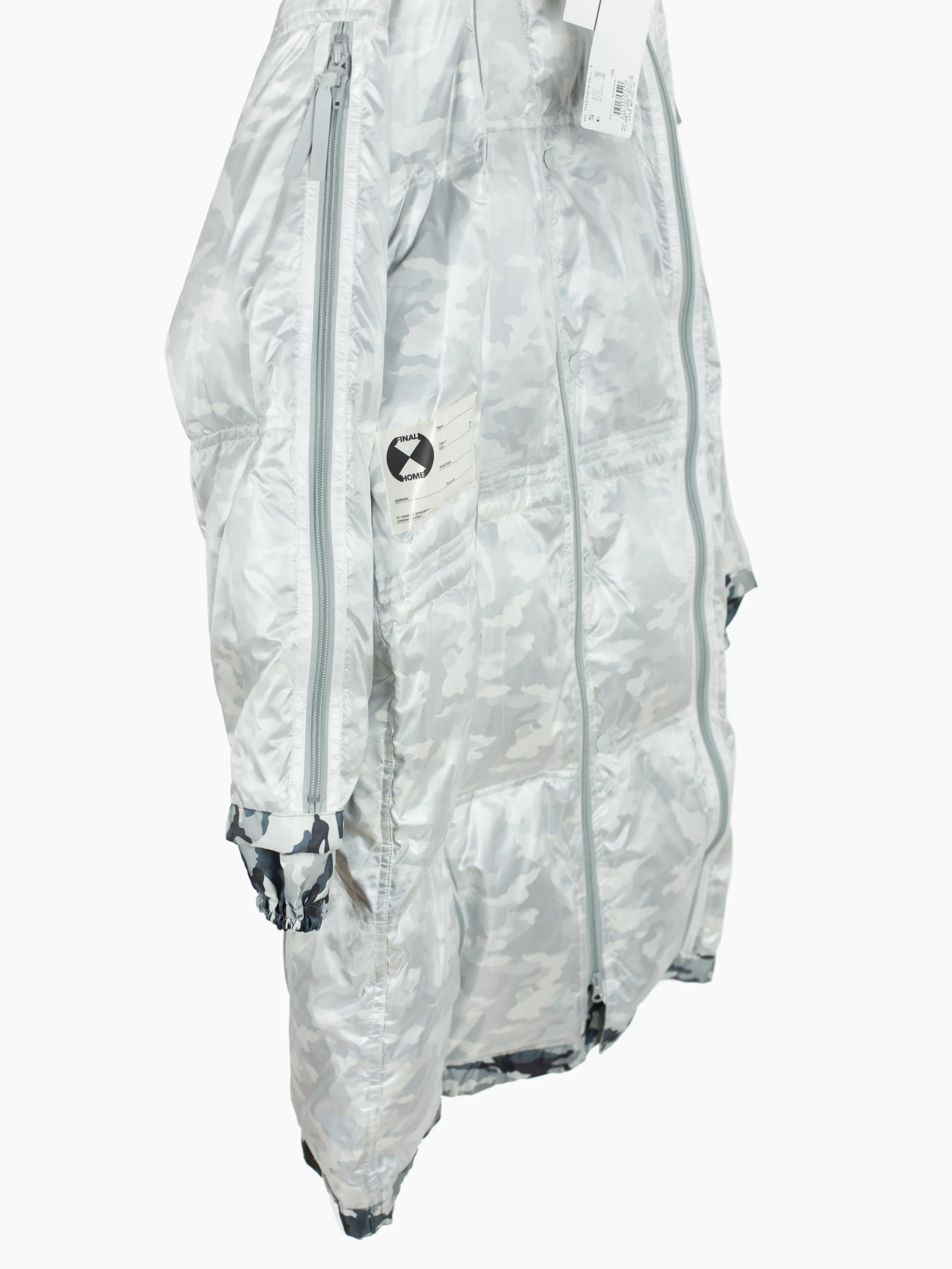 Final Home 90s Snow Camo Down-Filled Survival Parka