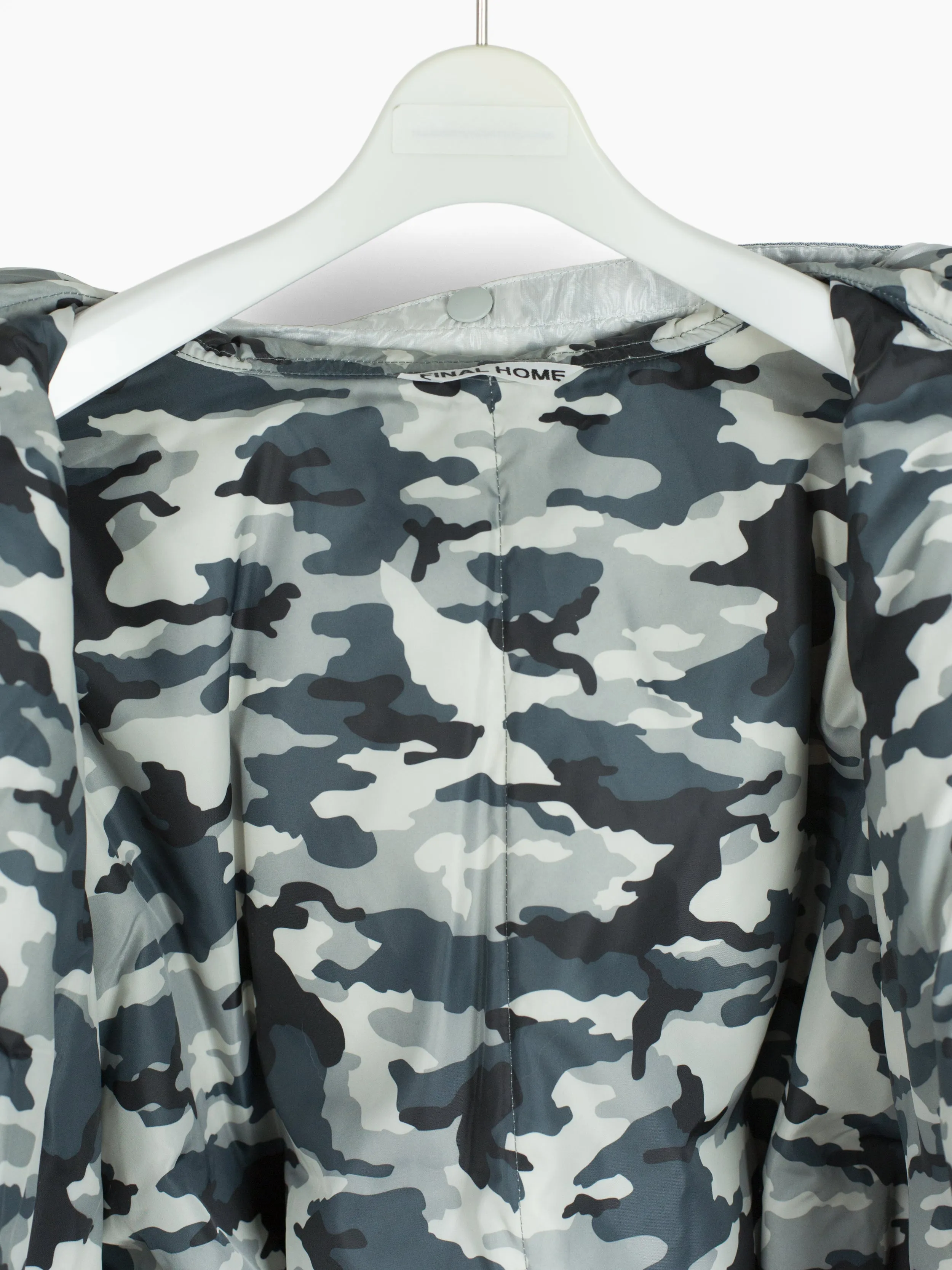 Final Home 90s Snow Camo Down-Filled Survival Parka