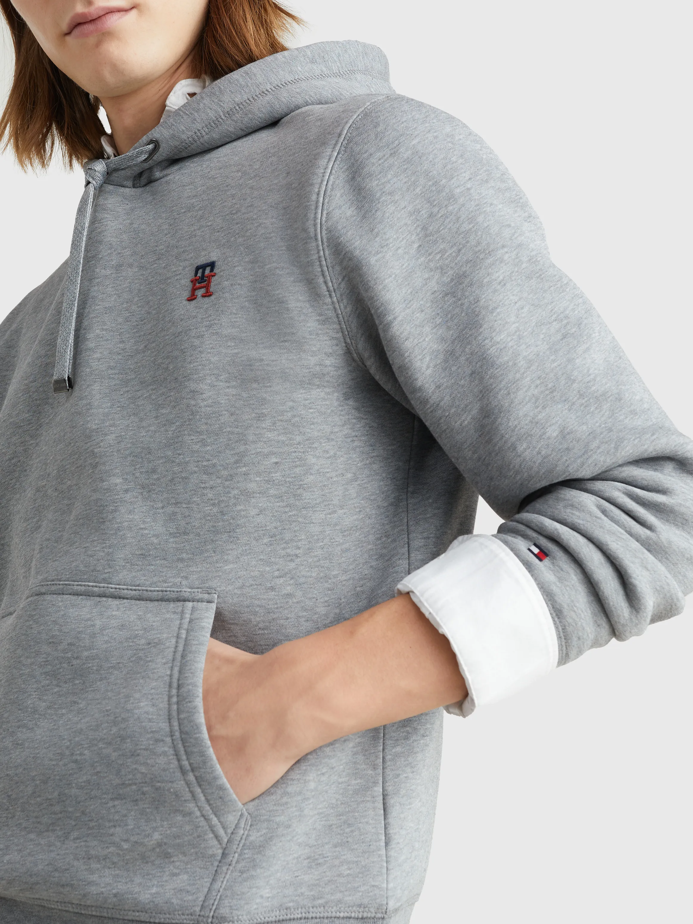 Fleece Monogram Hoodie | Sweatshirts & Hoodies | Tommy Hilfiger