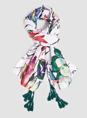 Floral Print Scarf