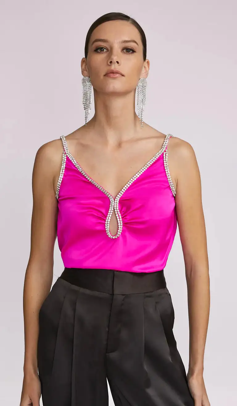 Generation Love - Cynthia Crystal Tank - Hot Pink