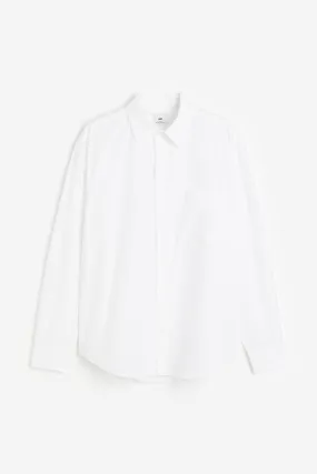 H&M Relaxed Fit Poplin Shirt