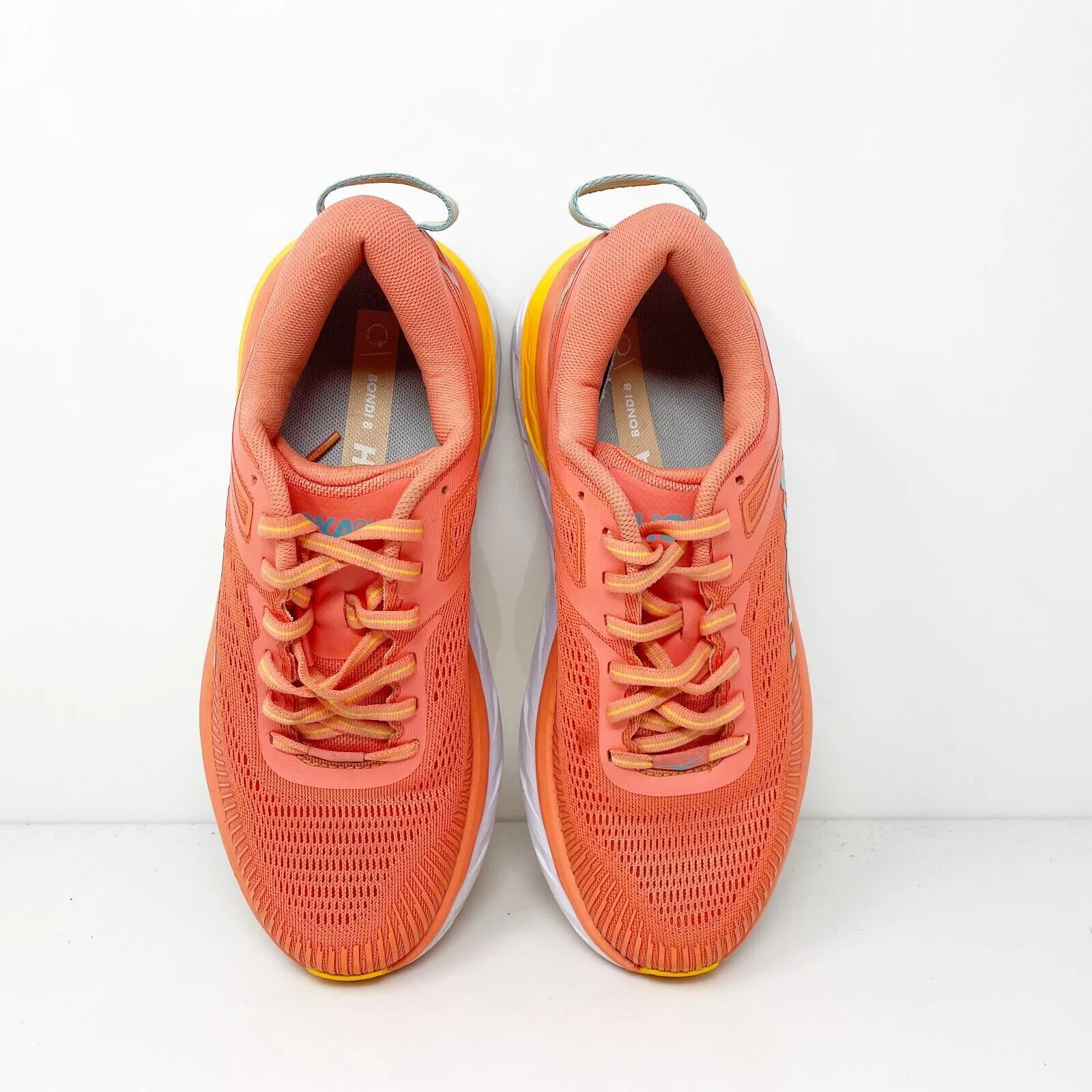 Hoka One One Womens Bondi 7 1110519 CCSD Orange Running Shoes Sneakers Size 7