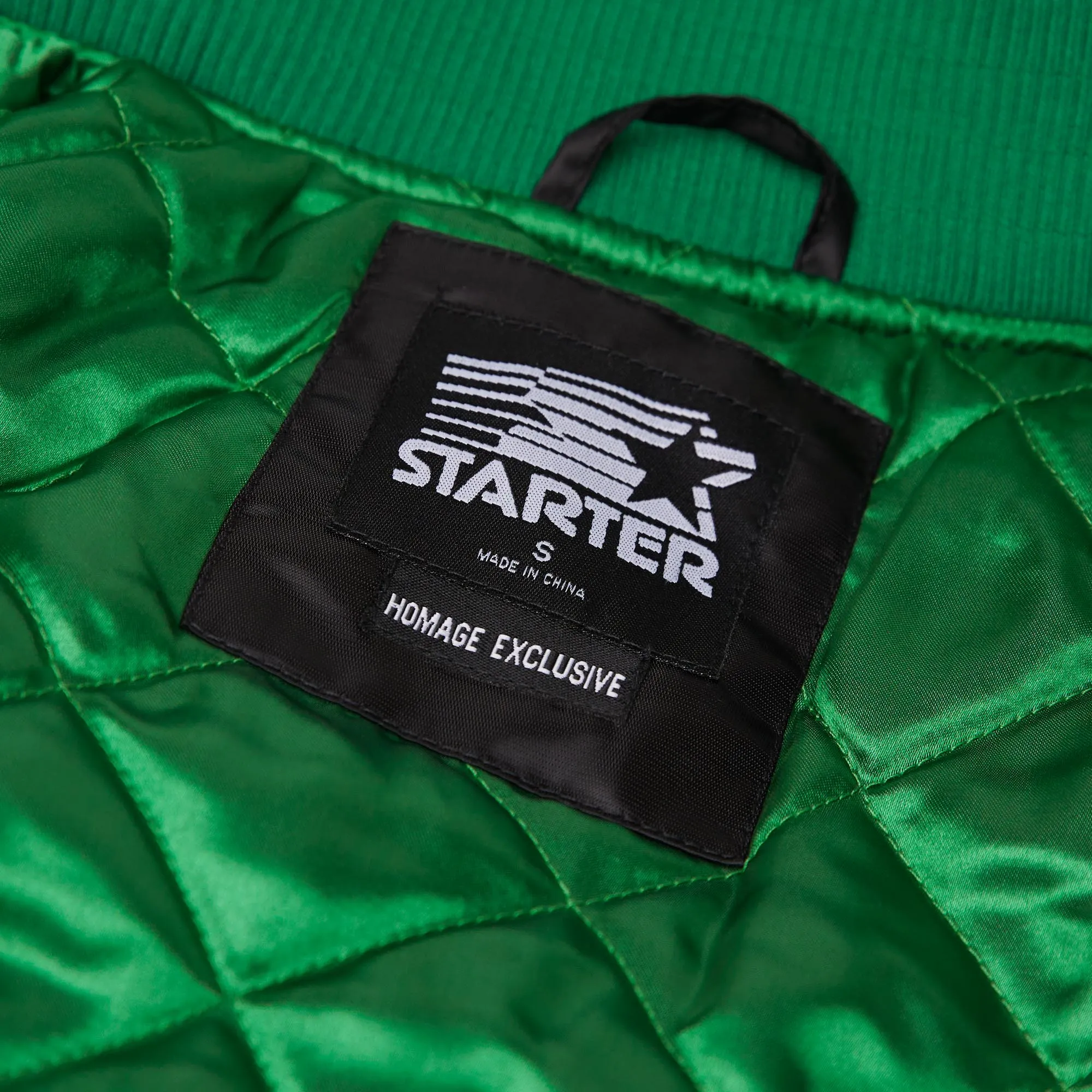 HOMAGE x Starter Eagles Blackout Satin Jacket