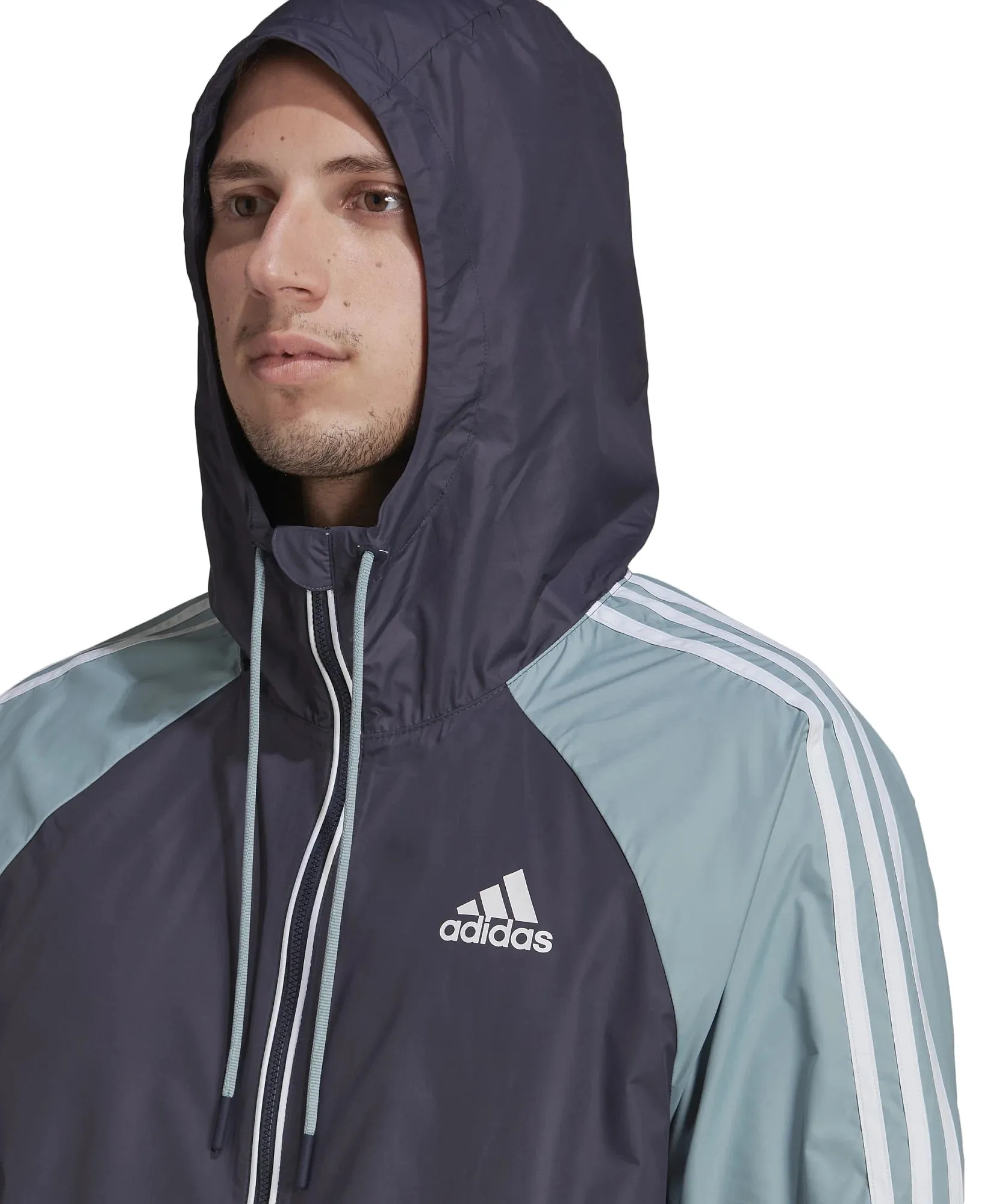 jacket adidas Performance BSC 3 Stripes Wind - Shadow Navy/Magic Grey/White - men´s