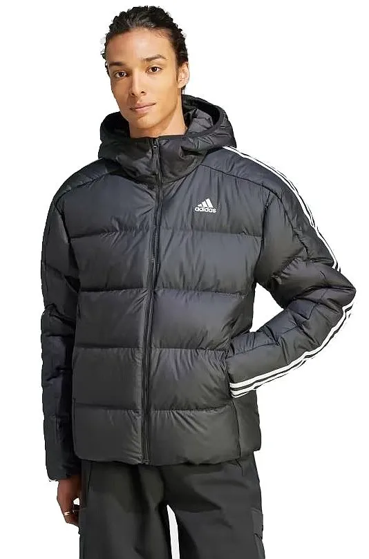 jacket adidas Performance Essentials Midweight Down Hooded - Black - men´s