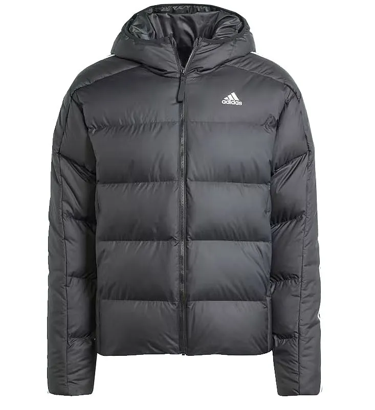 jacket adidas Performance Essentials Midweight Down Hooded - Black - men´s