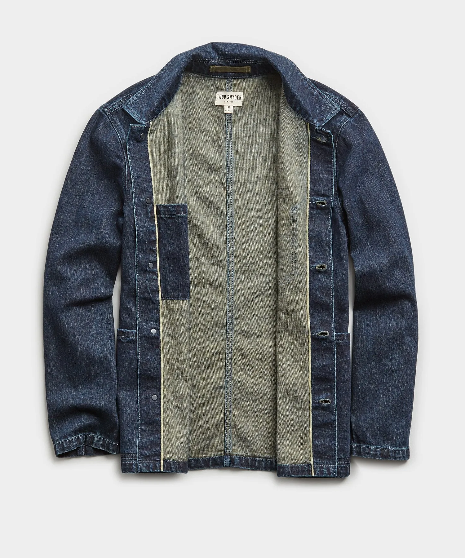 Japanese Indigo Rinse Chore Coat