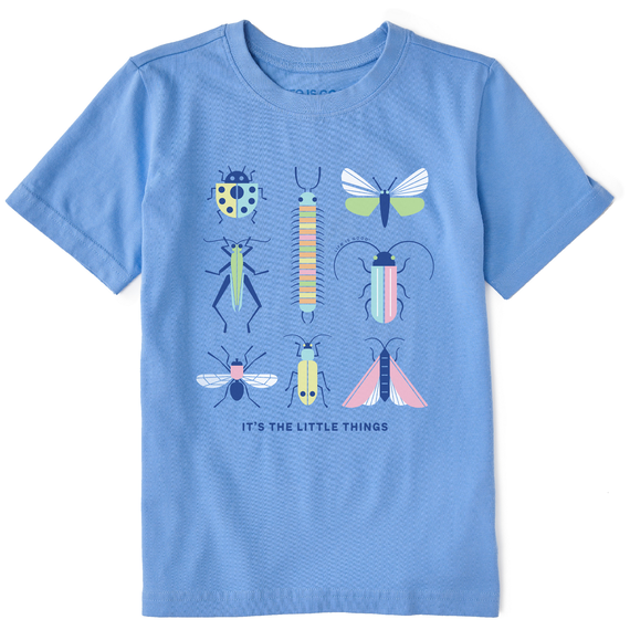 Kids It's the Little Things Bugs Crusher Tee