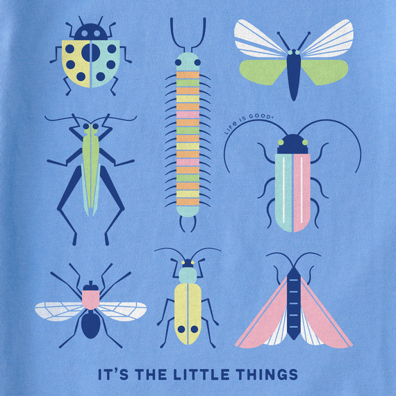 Kids It's the Little Things Bugs Crusher Tee