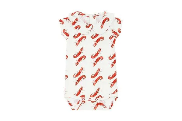 Kids Vild House of Organic Cotton Bodysuit - Lobsters