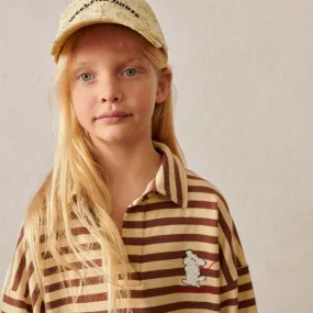 Kids Weekend House Kids Dog Polo Dress - Dog Stripes