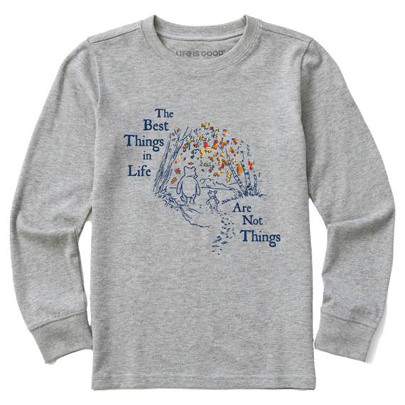 Kids Winnie Best Things Foliage Long Sleeve Crusher Tee