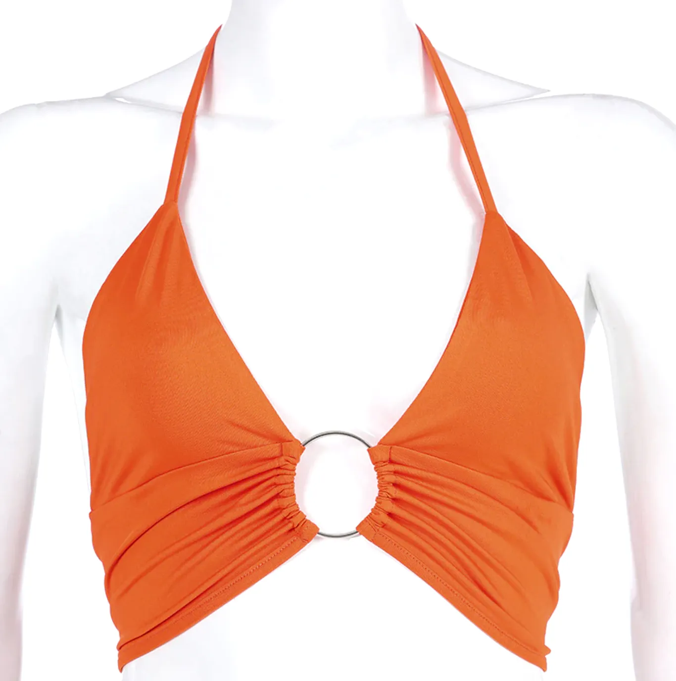 Kiki Crop Top in Orange