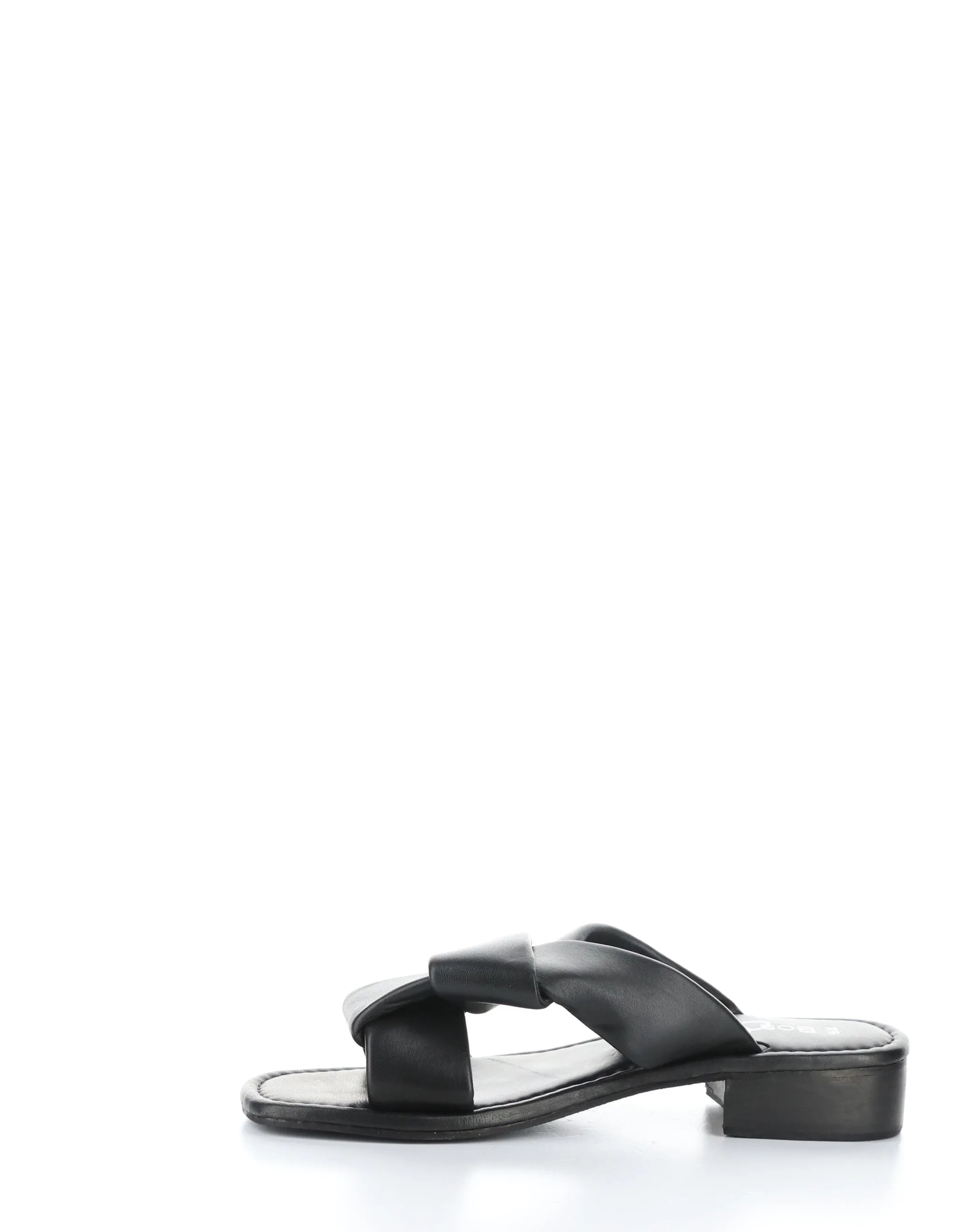 KNICK BLACK Round Toe Sandals